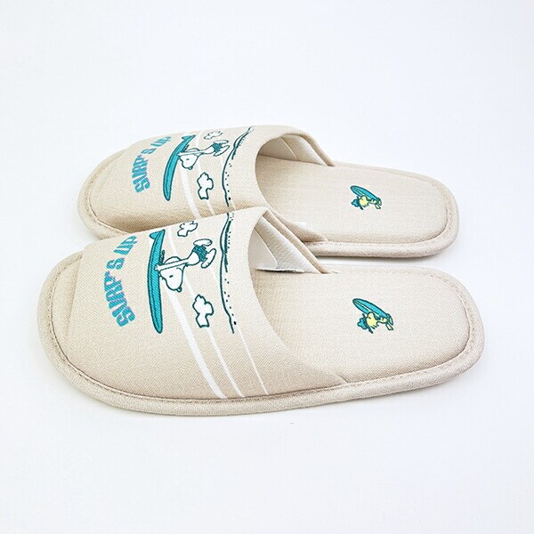 スヌーピー スリッパ サーフ ベージュ キッチン SNOOPY