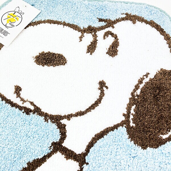 スヌーピー マルチマット ブルー PEANUTS 75th SNOOPY