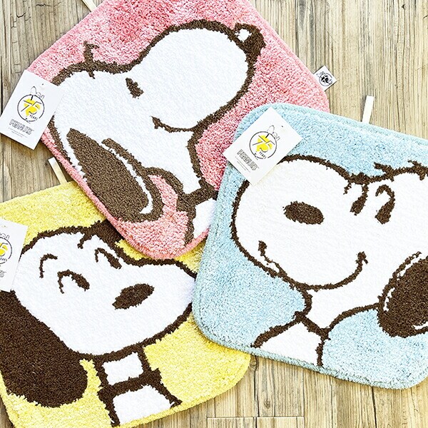 スヌーピー マルチマット ブルー PEANUTS 75th SNOOPY