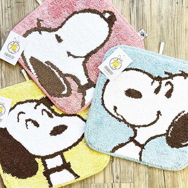 スヌーピー マルチマット ピンク PEANUTS 75th SNOOPY