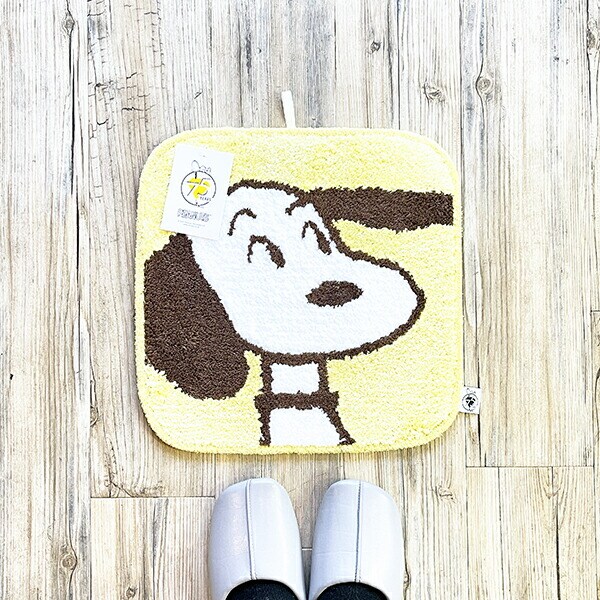 スヌーピー マルチマット イエロー PEANUTS 75th SNOOPY