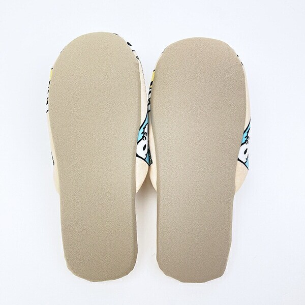 スヌーピー スリッパ ベージュ キッチン PEANUTS 75th SNOOPY