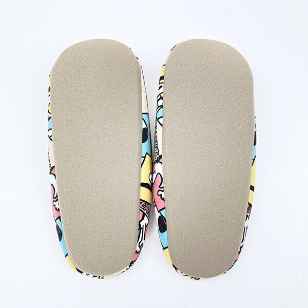 スヌーピー ルームシューズ スリッパ ベージュ キッチン PEANUTS 75th SNOOPY