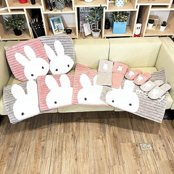 ミッフィー miffy ペーパーホルダーカバー グレー プリーマミッフィー トイレ用品