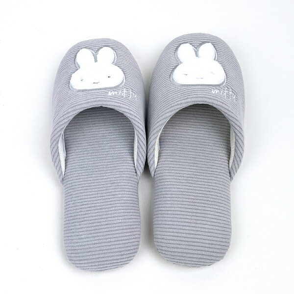 ミッフィー miffy スリッパ グレー プリーマミッフィー ルーム用品