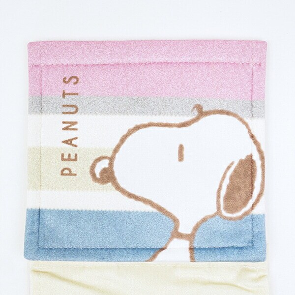 スヌーピー ペーパーホルダーカバー くすみパステル ピンク SNOOPY