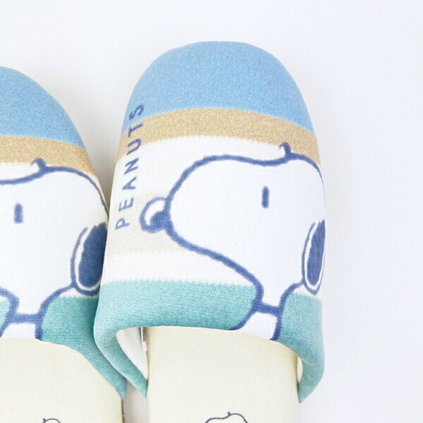スヌーピー スリッパ くすみパステル ブルー キッチン SNOOPY