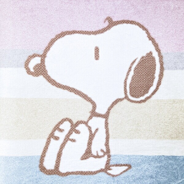 スヌーピー ロングマット【180cm】 くすみパステル ピンク ルームマット SNOOPY