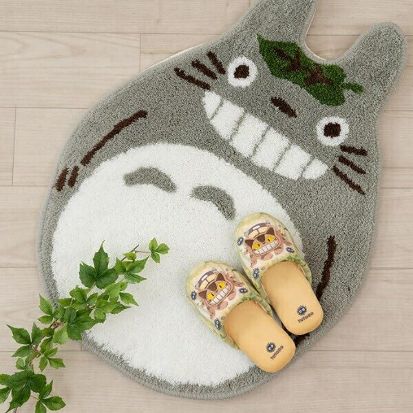 スタジオジブリ となりのトトロ ネコバス 子供用スリッパ カケアシ イエロー キッズ