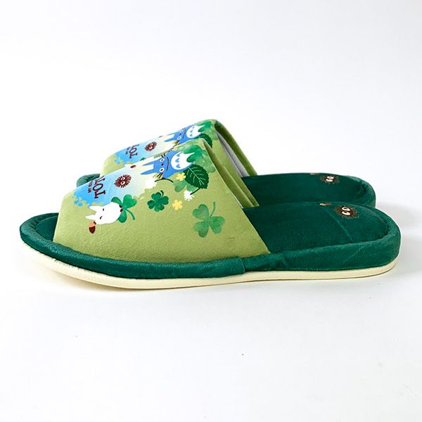 スタジオジブリ となりのトトロ  スリッパ＜1＞ＧＲ アオゾラドングリ トイレスリッパ グリーン  丸洗いOK！