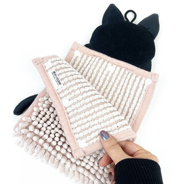 スタジオジブリ 魔女の宅急便 ジジ お手ふき もこもこ