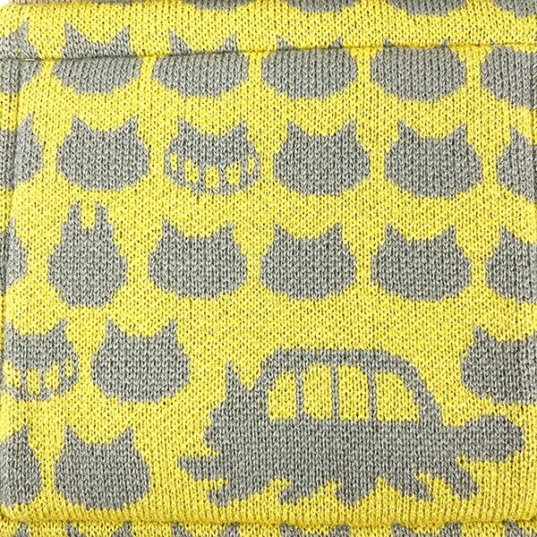 スタジオジブリ となりのトトロ ネコバス ペーパーホルダーカバー ニット (イエロー)