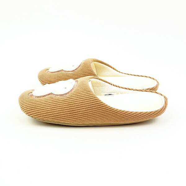 ミッフィー miffy ワッペンスリッパ (ベージュ)