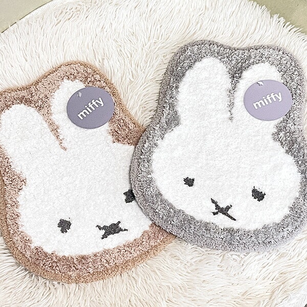 ミッフィー miffy フリーマット (グレー)