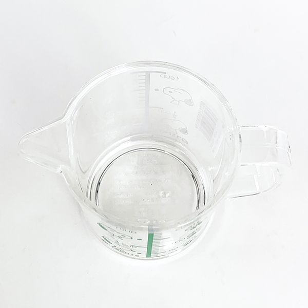 PEANUTS スヌーピー メジャーカップ小 メジャーカップ　計量器 グリーン