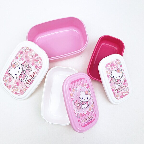 サンリオ ハローキティ シール容器 3Pセット ランチ 弁当箱 sanrio