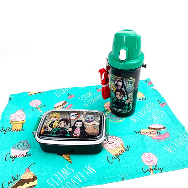 鬼滅の刃 鬼滅の刃 直飲み水筒 ランチ キッチン 食器 水筒 ボトル 直飲み ブラック グッズ