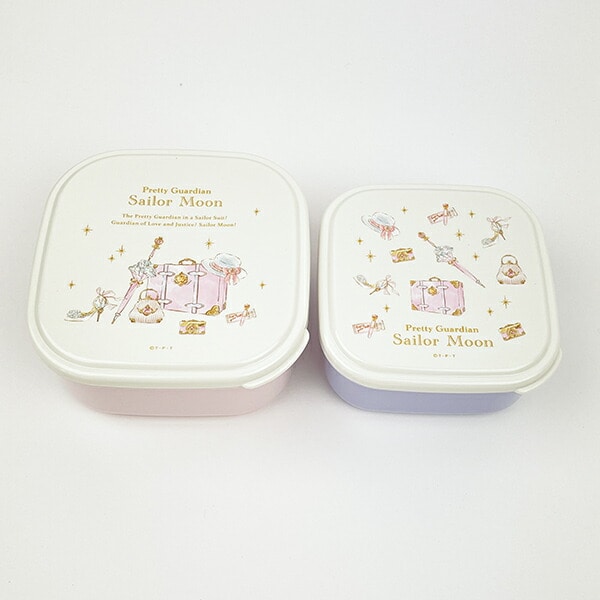 美少女戦士セーラームーン The 30th Anniversary シール容器2Pセット ランチ 日本製