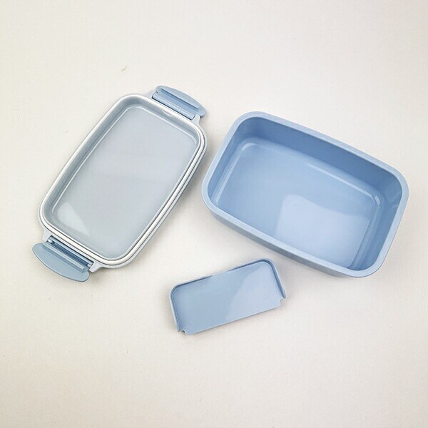 モフサンド mofusand ランチボックス(仕切付) ブルー ランチ 日本製