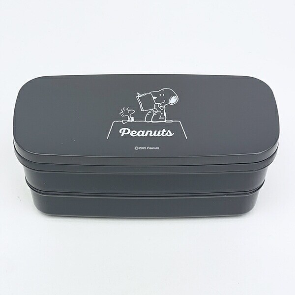 スヌーピー ランチボックス2段(仕切り付) 日本製 SNOOPY