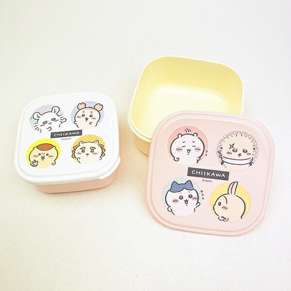 ちいかわ シール容器(2個セット) ランチ 日本製