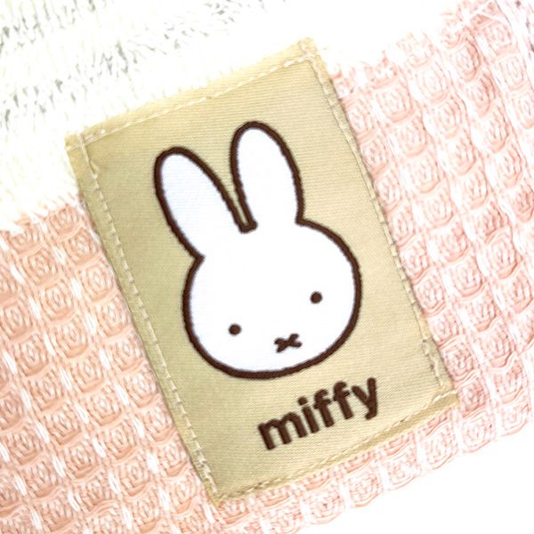 ミッフィー miffy フェイス フェイスタオル ピンク 34×80cm 日本製 西川
