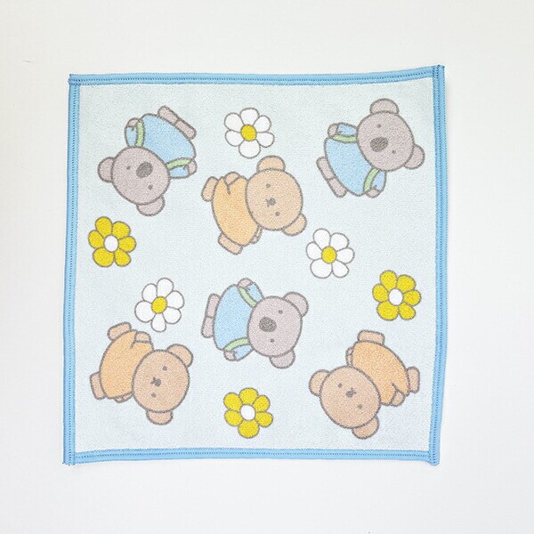 ミッフィー miffy ボリスとコオ ミニタオル ハンカチ 日本製 西川