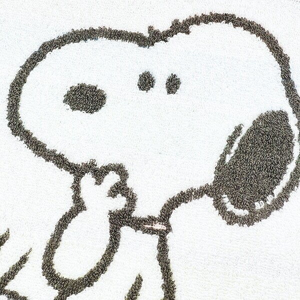 スヌーピー ミニタオル カラーフレンズ 今治タオル ホワイト SNOOPY 西川