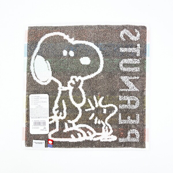 スヌーピー ミニタオル カラーフレンズ 今治タオル ホワイト SNOOPY 西川