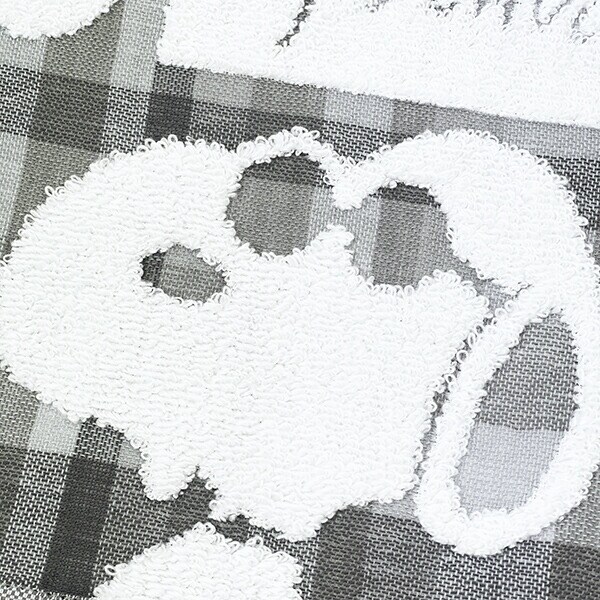 スヌーピー ミニタオル 今治タオル グレー SNOOPY 西川