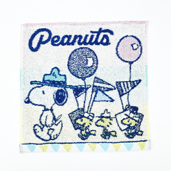 スヌーピー ミニタオル ビーグルスカウト クリーム SNOOPY 西川
