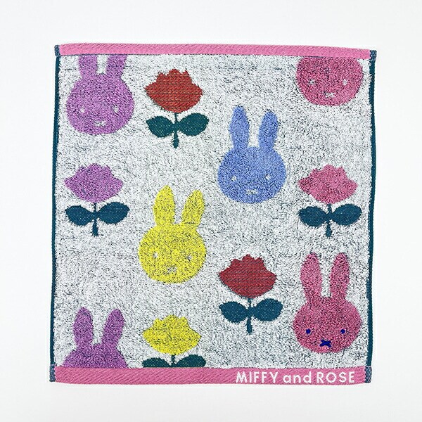 ミッフィー miffy ウォッシュタオル MIFFY and ROSE 日本製 西川