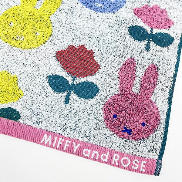 ミッフィー miffy ウォッシュタオル MIFFY and ROSE 日本製 西川