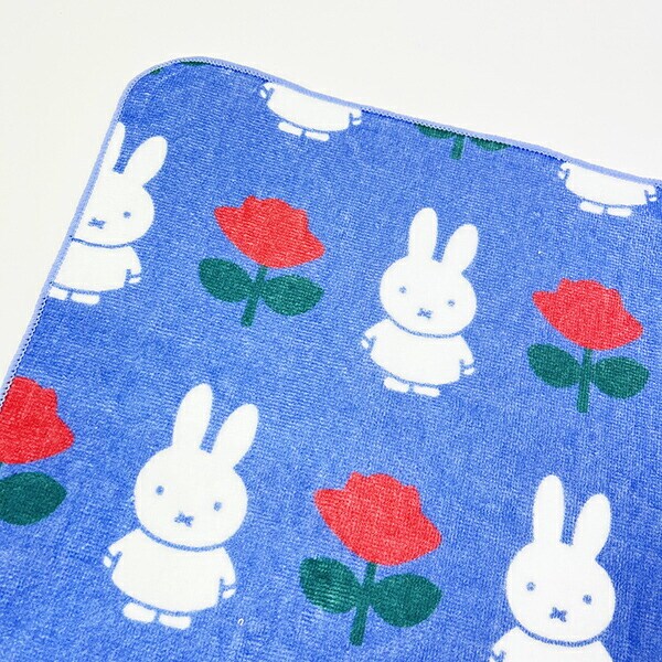 ミッフィー miffy ミニタオル MIFFY and ROSE ハンカチ 日本製 西川