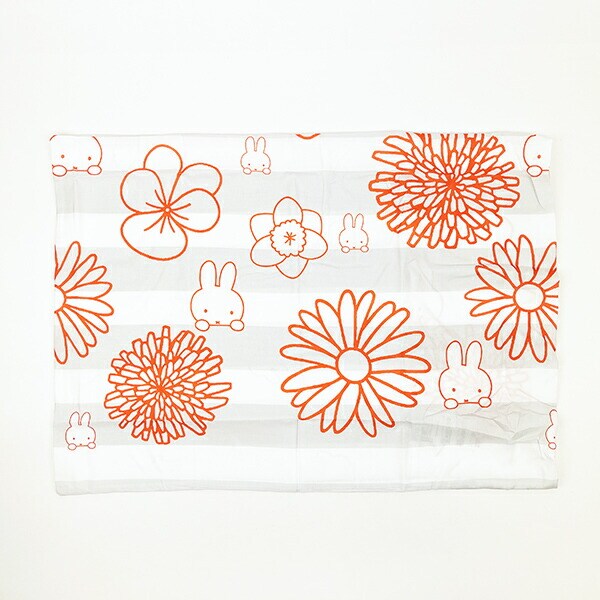 ミッフィー miffy ピローケース(中かぶせ式) 【65×45cm】 レッド