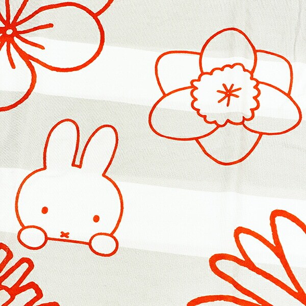 ミッフィー miffy ピローケース(中かぶせ式) 【65×45cm】 レッド