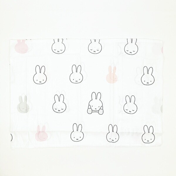 ミッフィー miffy ピローケース(中かぶせ式) 【65×45cm】 ピンク