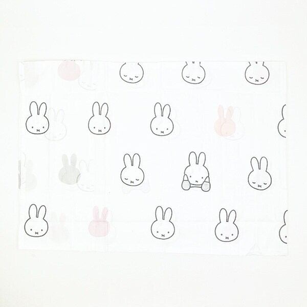 ミッフィー miffy ピローケース(中かぶせ式) 【65×45cm】 ピンク