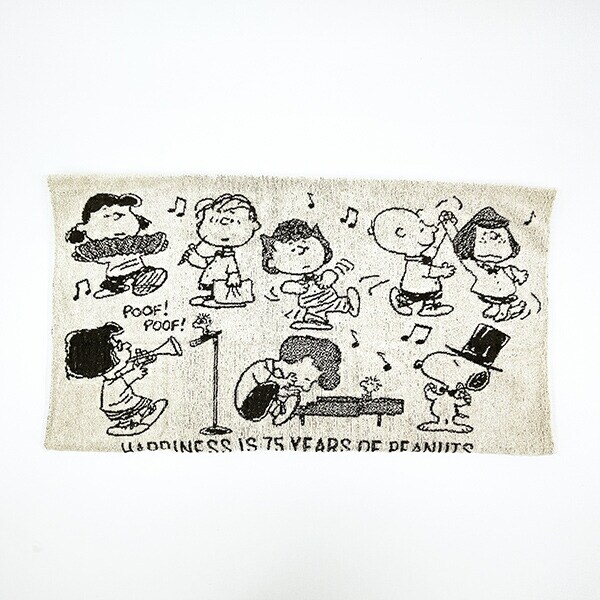 スヌーピー のびのびピローケース 75thケーキ ブラウン 枕カバー 寝具 パイル地 75th SNOOPY