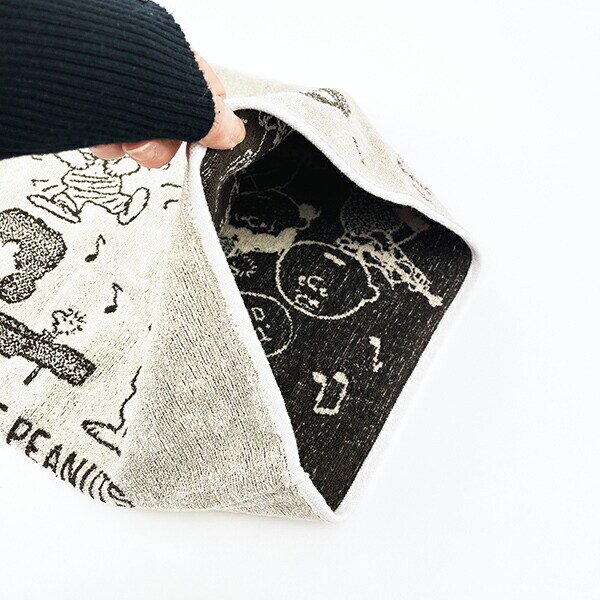 スヌーピー のびのびピローケース 75thケーキ ブラウン 枕カバー 寝具 パイル地 75th SNOOPY