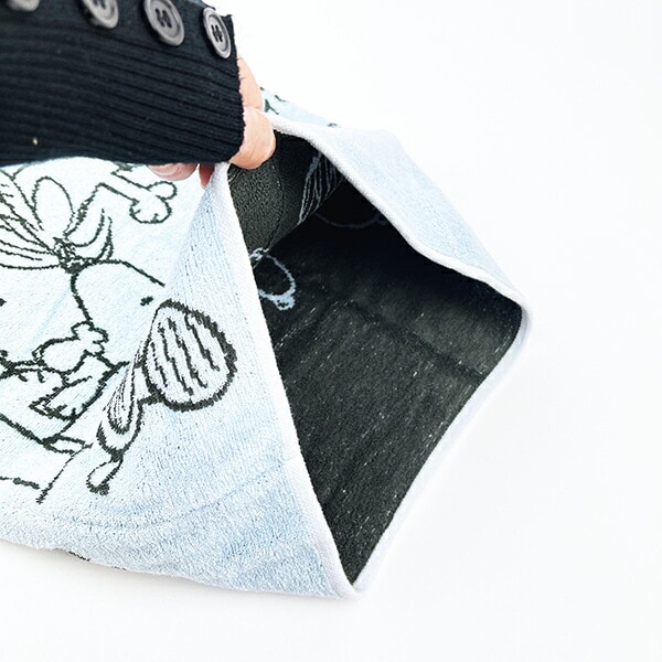 スヌーピー のびのびピローケース 75thツリー ブルー 枕カバー 寝具 パイル地 75th SNOOPY