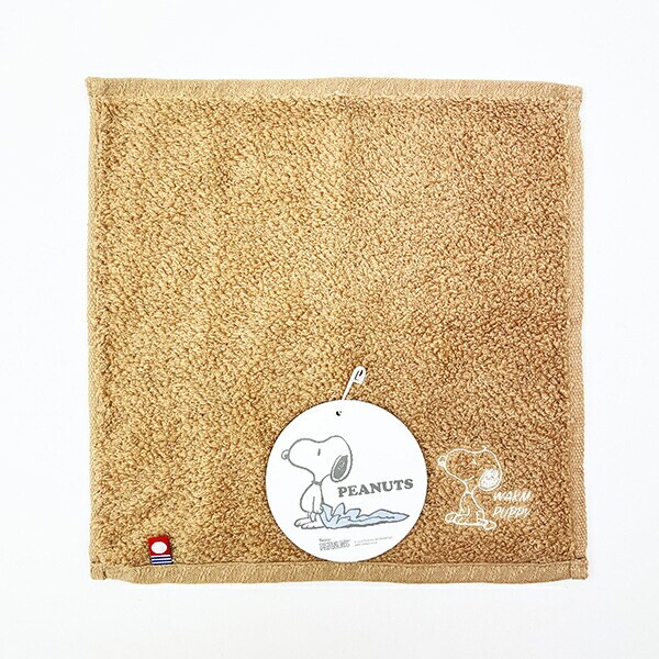スヌーピー かるわた  ウッドストック ミニタイル SNOOPY 今治タオル 西川