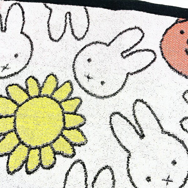ミッフィー miffy ミッフィーフレンズ ウォッシュタオル (ホワイト) 日本製 西川