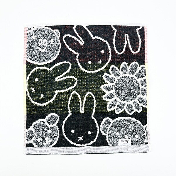 ミッフィー miffy ミッフィーフレンズ ミニタオル (ホワイト) ハンカチ 日本製 西川