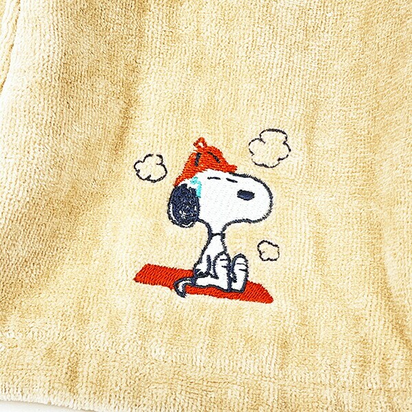 スヌーピー サウナハット 今治タオル SNOOPY ベージュ 西川