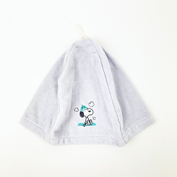 スヌーピー サウナハット 今治タオル SNOOPY グレー 西川