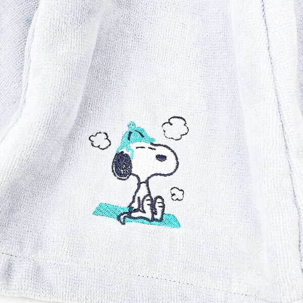 スヌーピー サウナハット 今治タオル SNOOPY グレー 西川