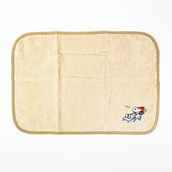 スヌーピー サウナマット 今治タオル SNOOPY ベージュ 西川