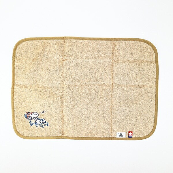 スヌーピー サウナマット 今治タオル SNOOPY ベージュ 西川