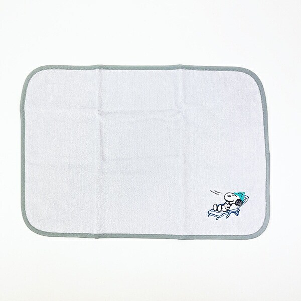スヌーピー サウナマット 今治タオル SNOOPY グレー 西川